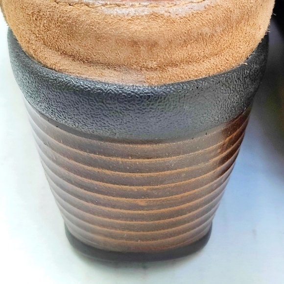 Klogs Women's Clogs Paisley Embossed Leather Buckle Accent Size 8.5M - Picture 9 of 11